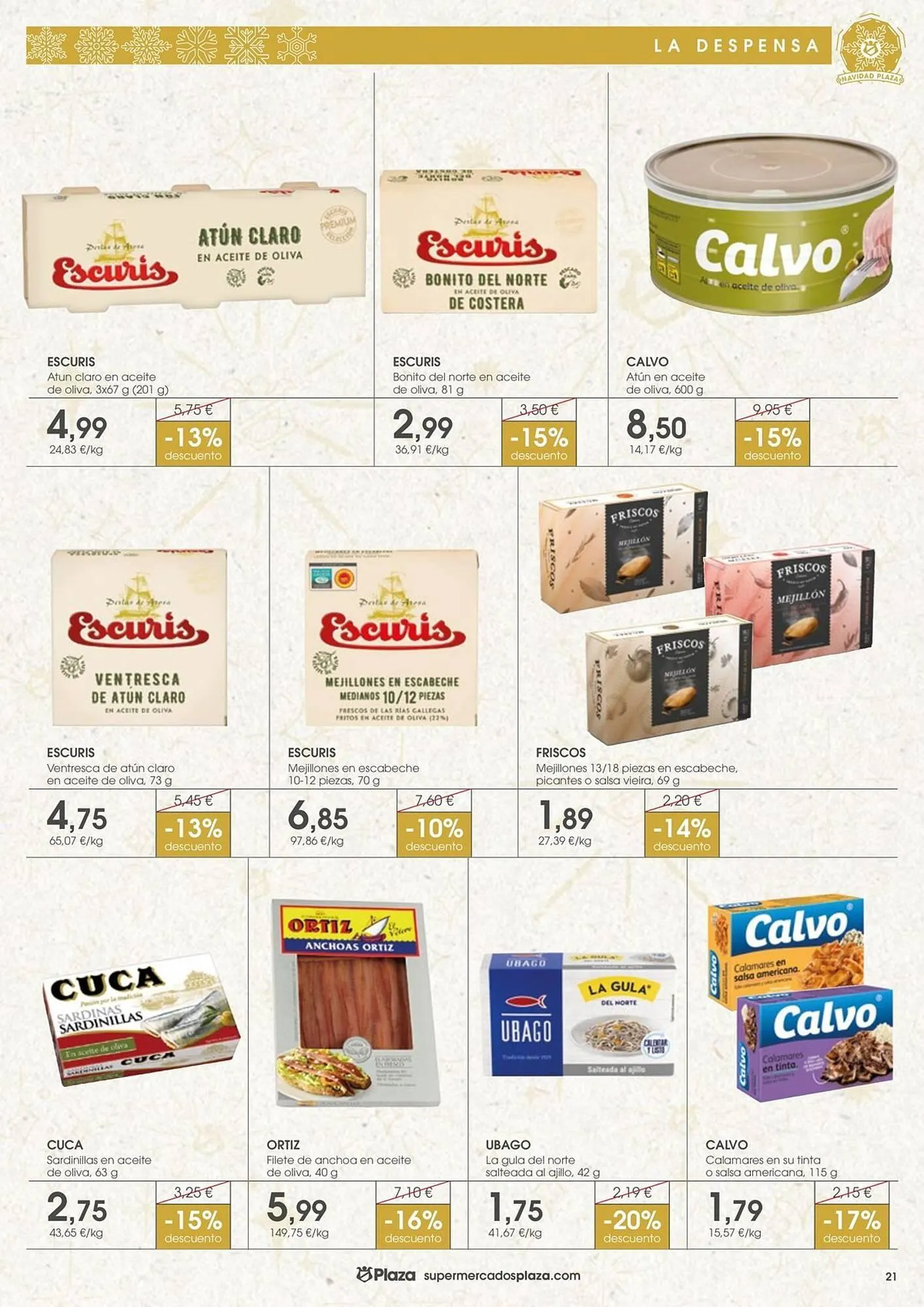 Catálogo de Folleto Supermercados Plaza 4 de diciembre al 17 de diciembre 2025 - Página 21