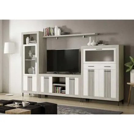 Composición en gris y blanco