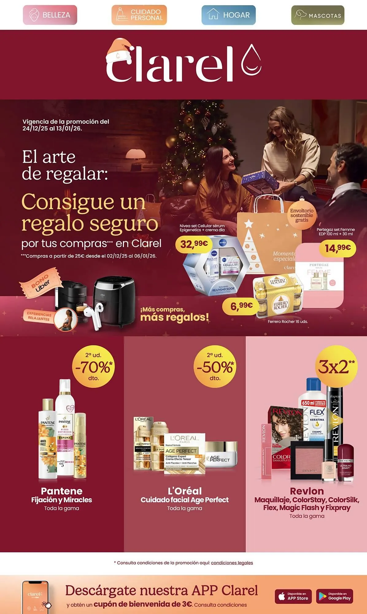 Catálogo de Folleto Clarel 24 de diciembre al 13 de enero 2026 - Página 1