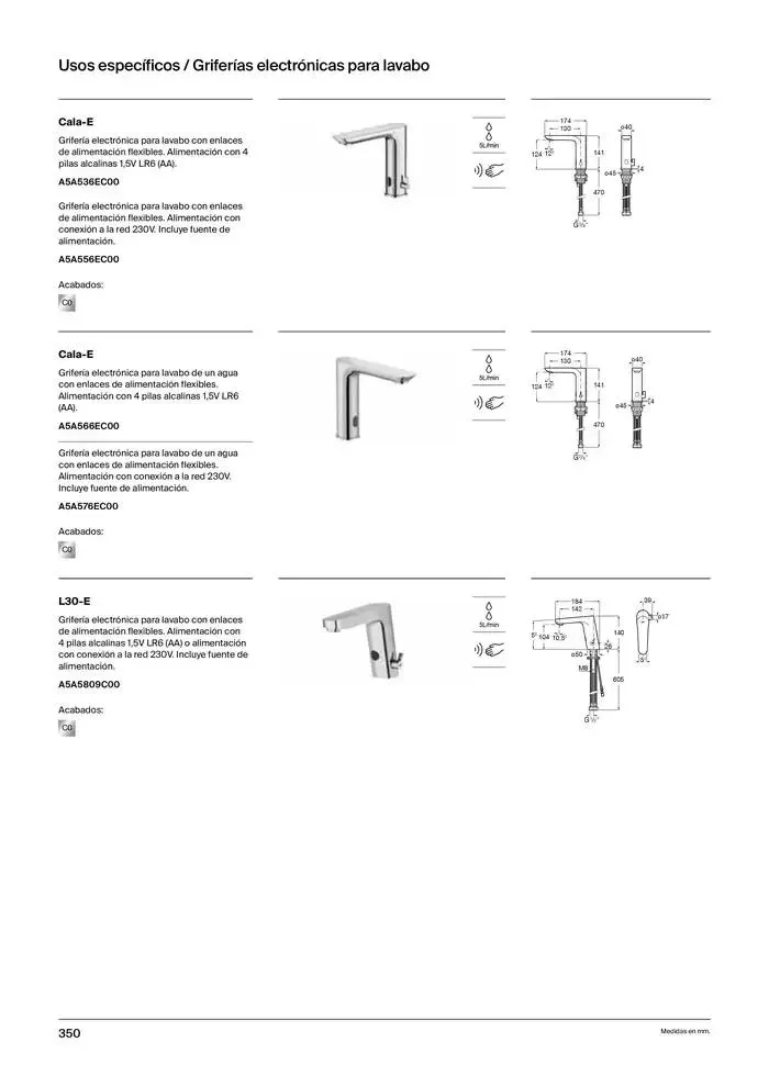 Catálogo de Colecciones de Baño, Muebles y Accesorios 9 de enero al 31 de diciembre 2025 - Página 352