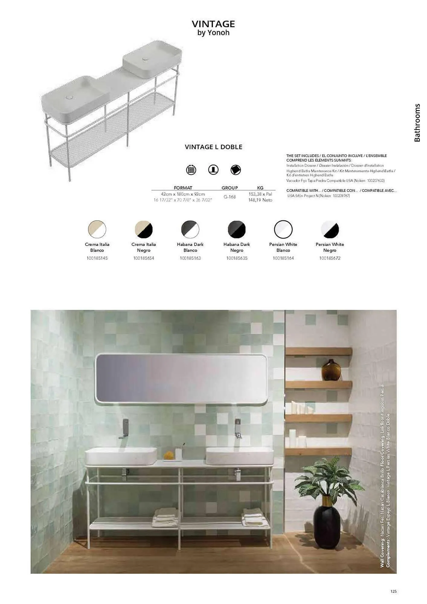 Catálogo de Folleto Porcelanosa 31 de marzo al 8 de febrero 2024 - Página 132