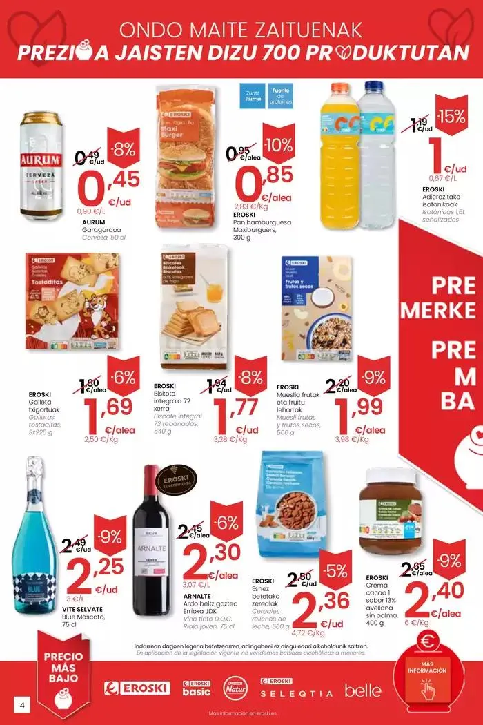 Catálogo de Prezio merkeagoa EROSKI CENTER 13 de marzo al 26 de marzo 2025 - Página 4