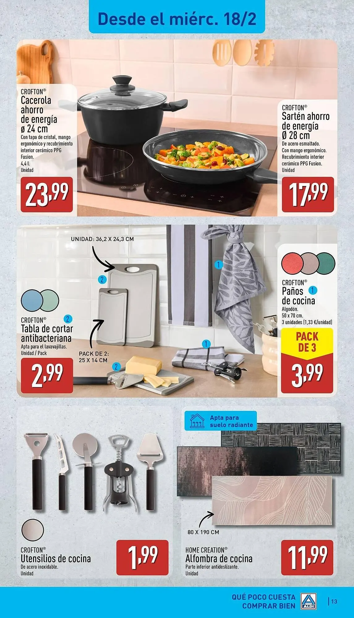 Catálogo de Folleto ALDI 16 de febrero al 22 de febrero 2026 - Página 13