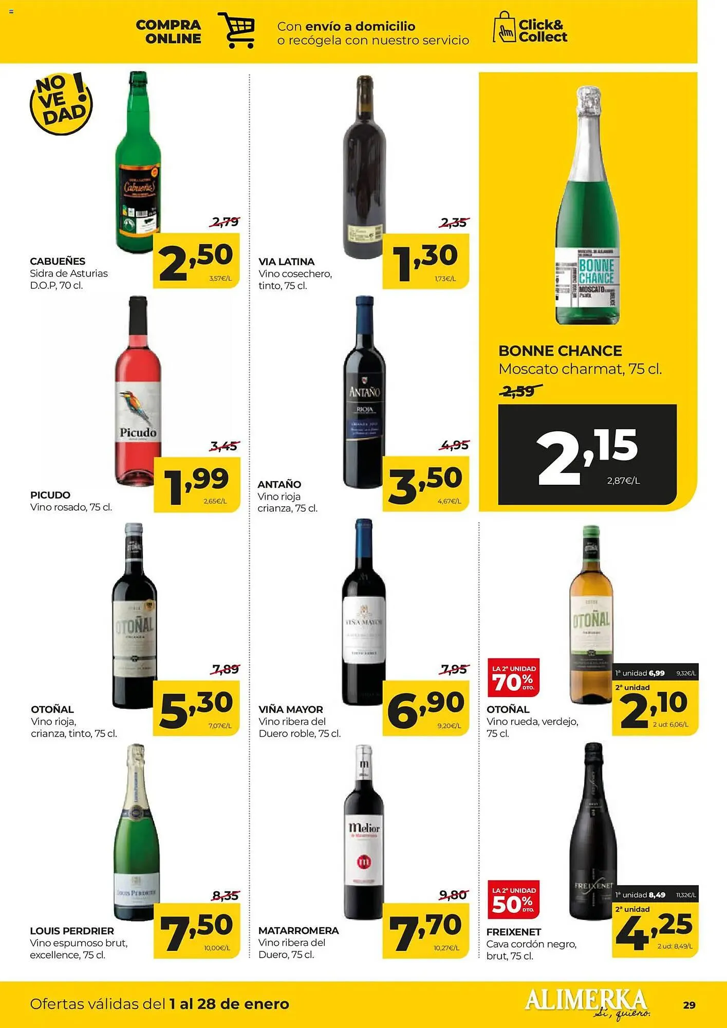Catálogo de Folleto Alimerka 1 de enero al 28 de enero 2026 - Página 29