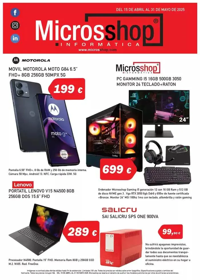 Del 15 de abril al 31 de mayo - 1