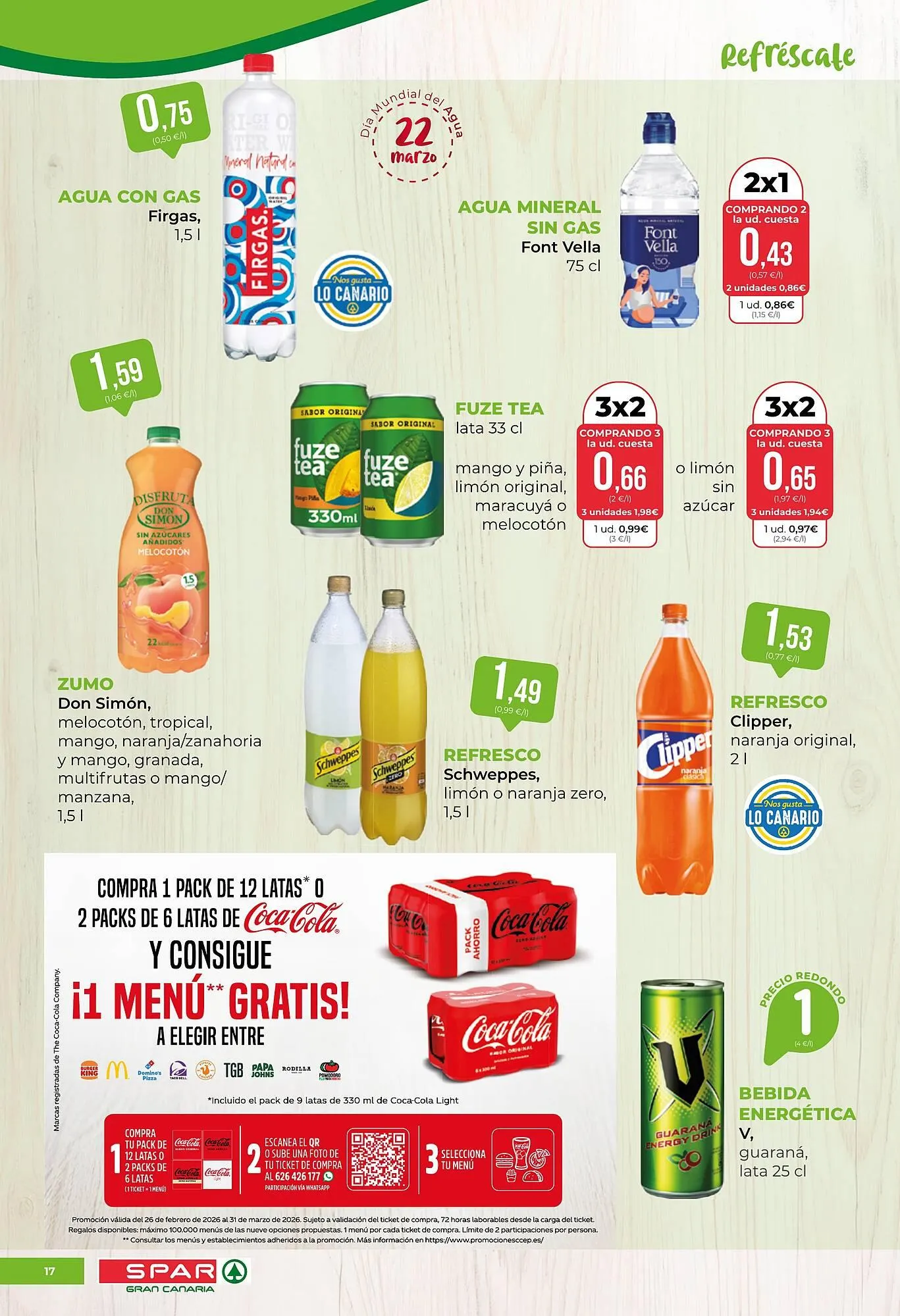 Catálogo de Folleto SPAR Gran Canaria 20 de marzo al 30 de marzo 2026 - Página 17