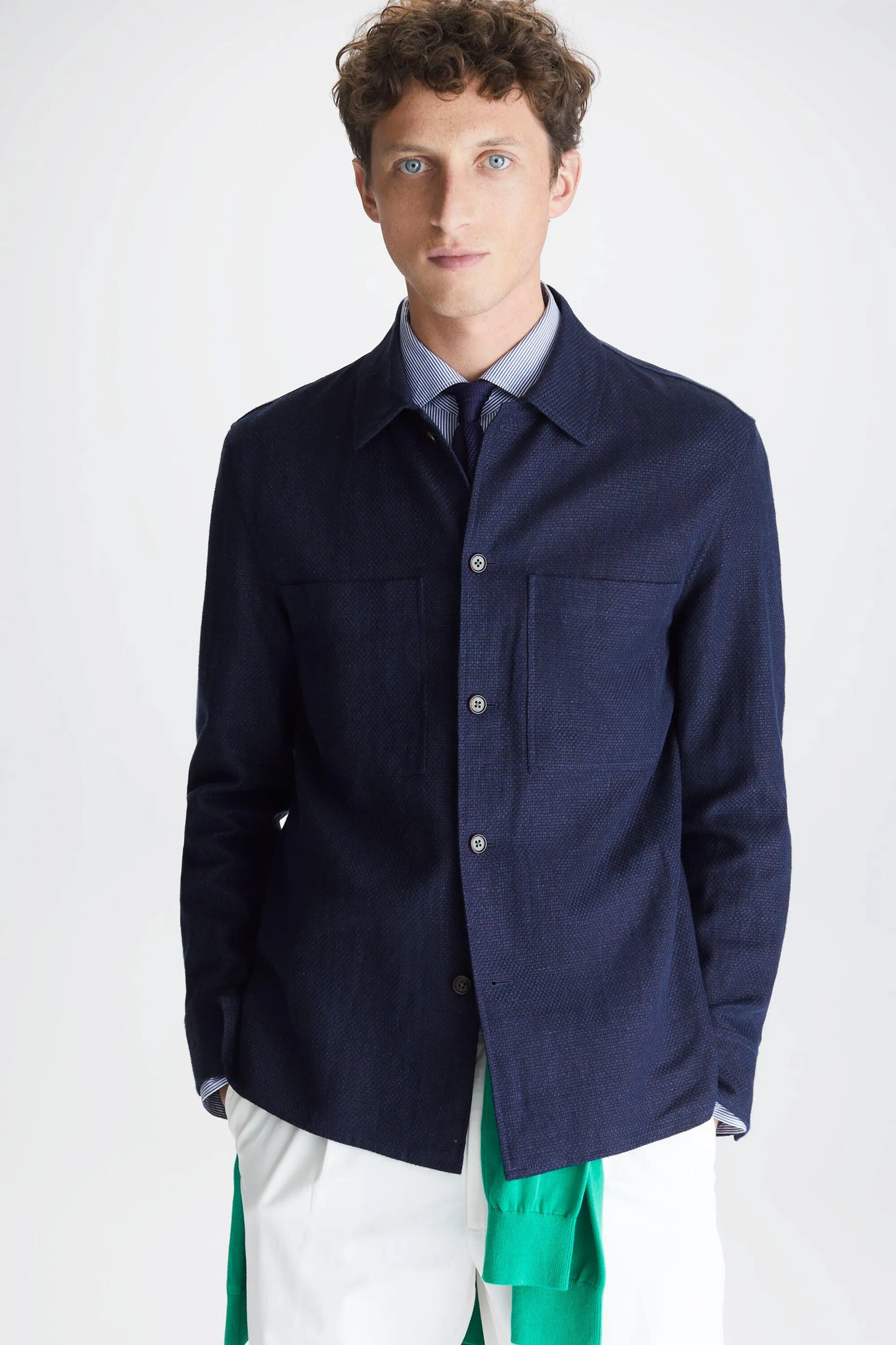 SOBRECAMISA ESTRUCTURA LINO ALGODON