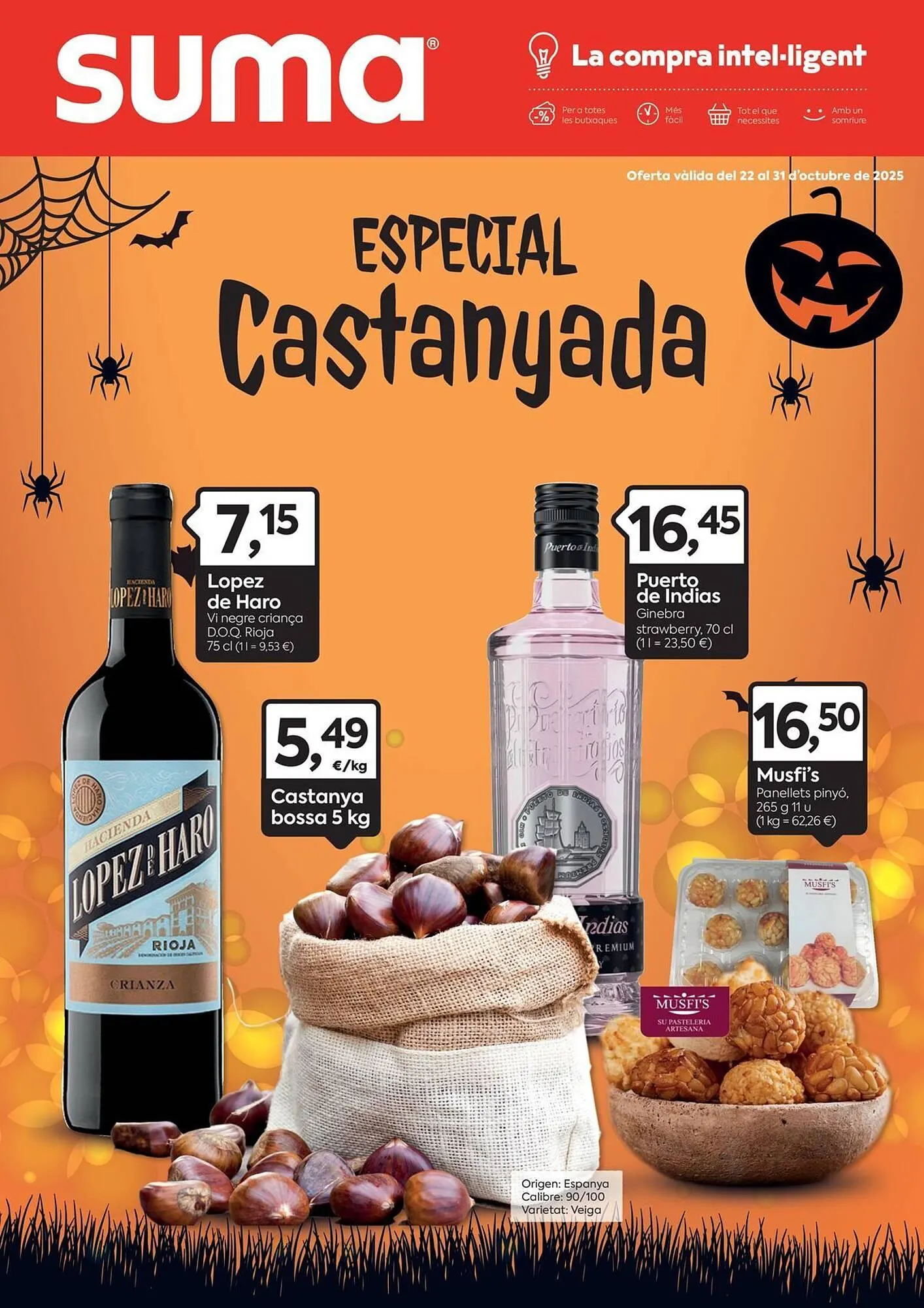 Catálogo de Folleto Suma Supermercados 22 de octubre al 31 de octubre 2025 - Página 1