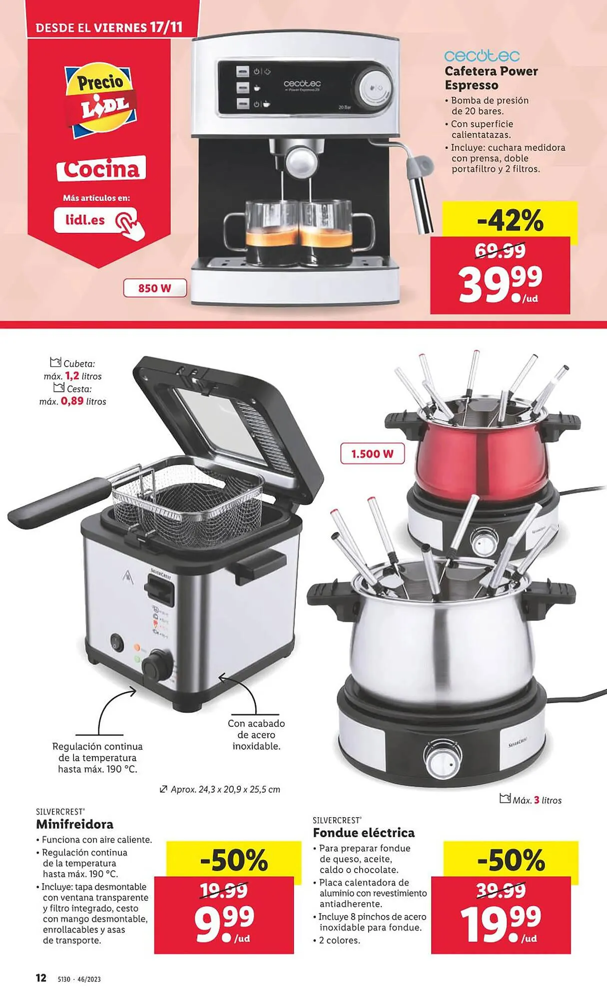 Catálogo de Folleto Lidl 17 de noviembre al 26 de noviembre 2023 - Página 12