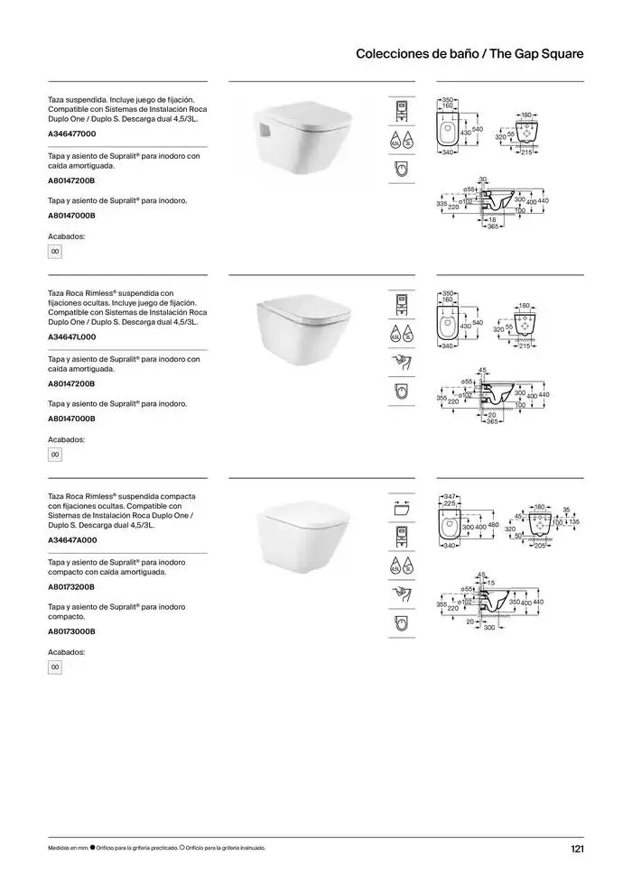 Catálogo de Colecciones de Baño, Muebles y Accesorios 9 de enero al 31 de diciembre 2025 - Página 123