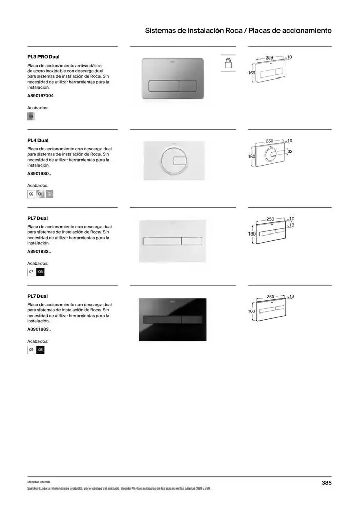 Catálogo de Colecciones de Baño, Muebles y Accesorios 9 de enero al 31 de diciembre 2025 - Página 387