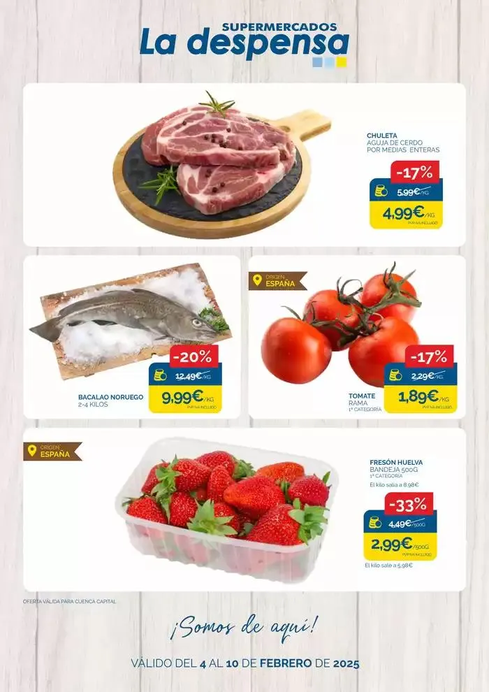 Catálogo de ¡Somos de aquí! 4 de febrero al 10 de febrero 2025 - Página 1
