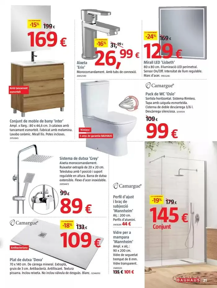 Catálogo de Bricolatge, reformes, decoració i jardí 3 de abril al 7 de mayo 2025 - Página 21