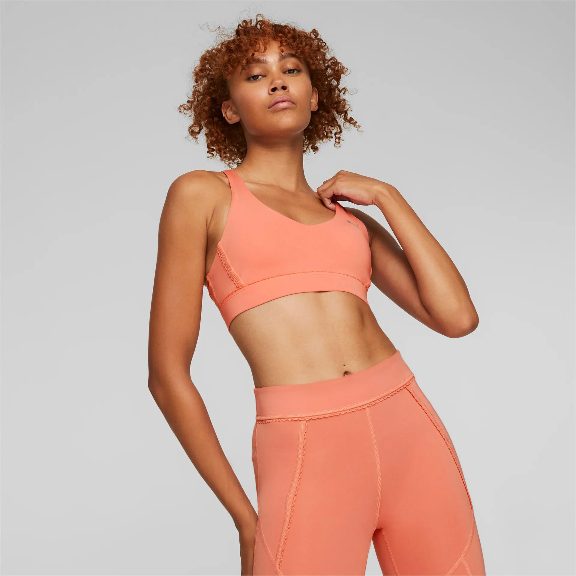 PUMA x PAMELA REIF Strappy Racer Sports Bra Women