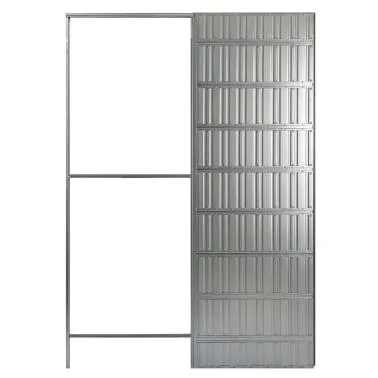 Sistema corredero de empotrar para pared de cartón yeso 80 cm