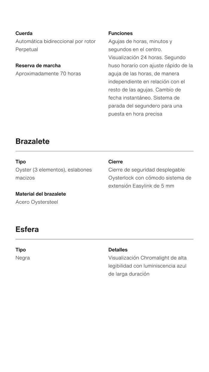Catálogo de GMT-Master II 22 de mayo al 31 de diciembre 2024 - Página 12