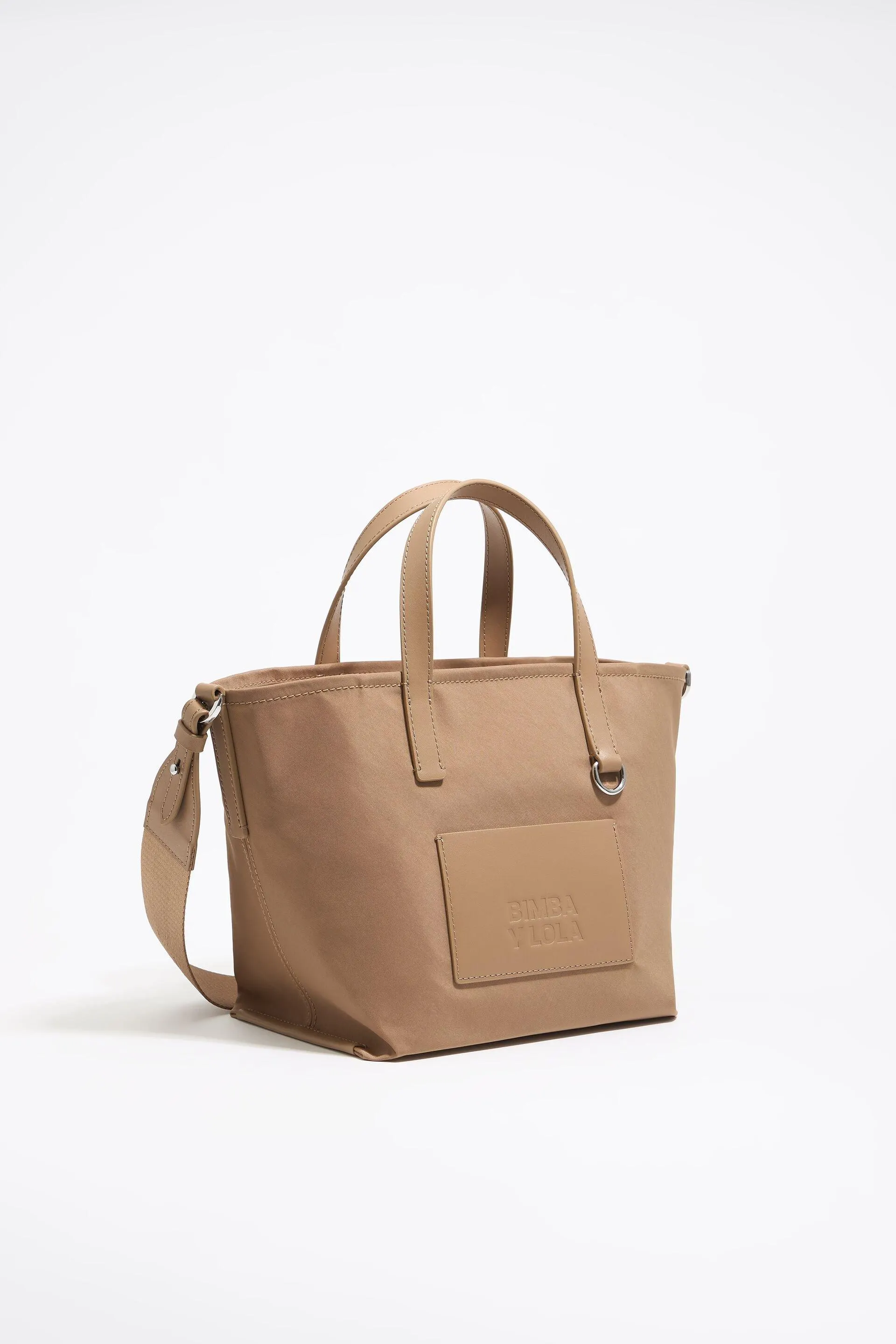 Bolso bandolera pequeño nylon corteza