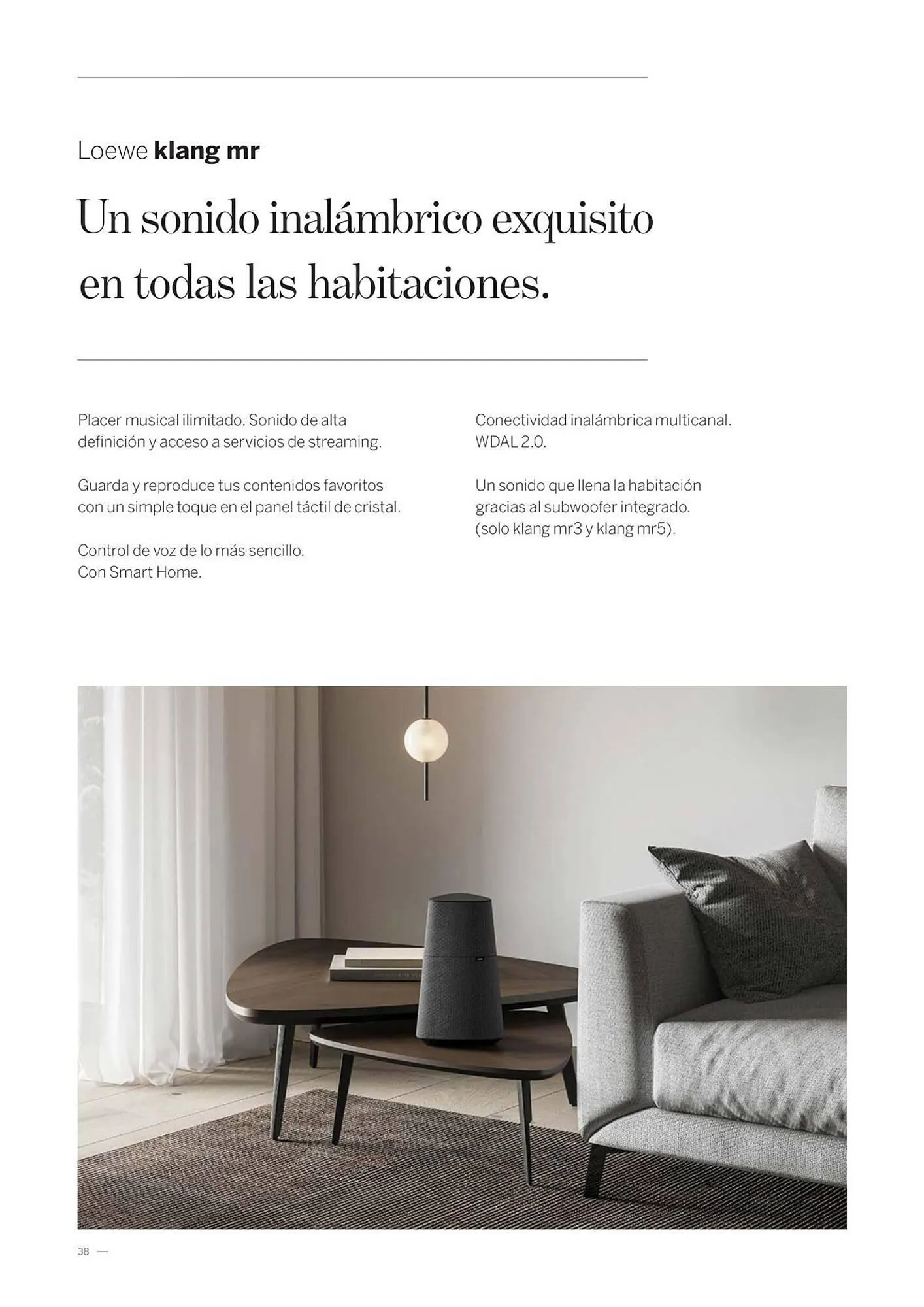 Catálogo de Folleto Loewe 23 de enero al 31 de diciembre 2026 - Página 38