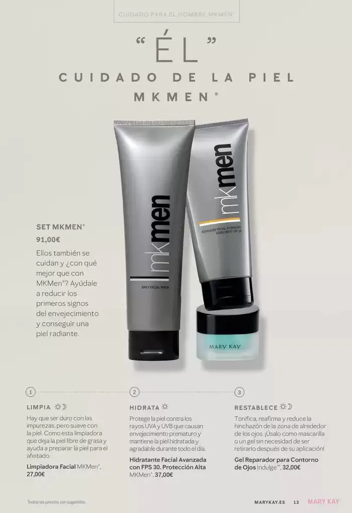 Catálogo de Folleto "Belleza Mary Kay" - Primavera 2025 16 de abril al 30 de abril 2025 - Página 13