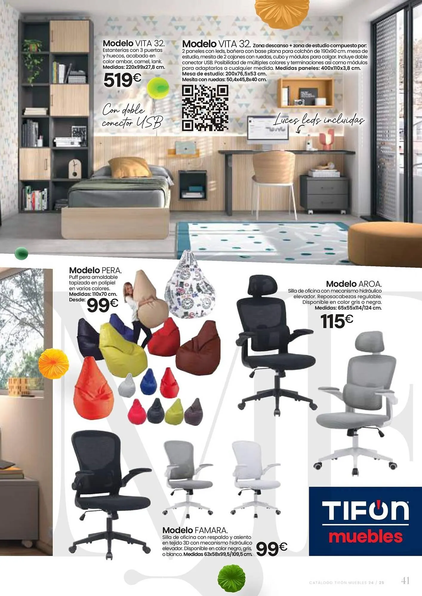 Catálogo de Folleto Tifón Hipermueble 12 de julio al 31 de mayo 2025 - Página 41