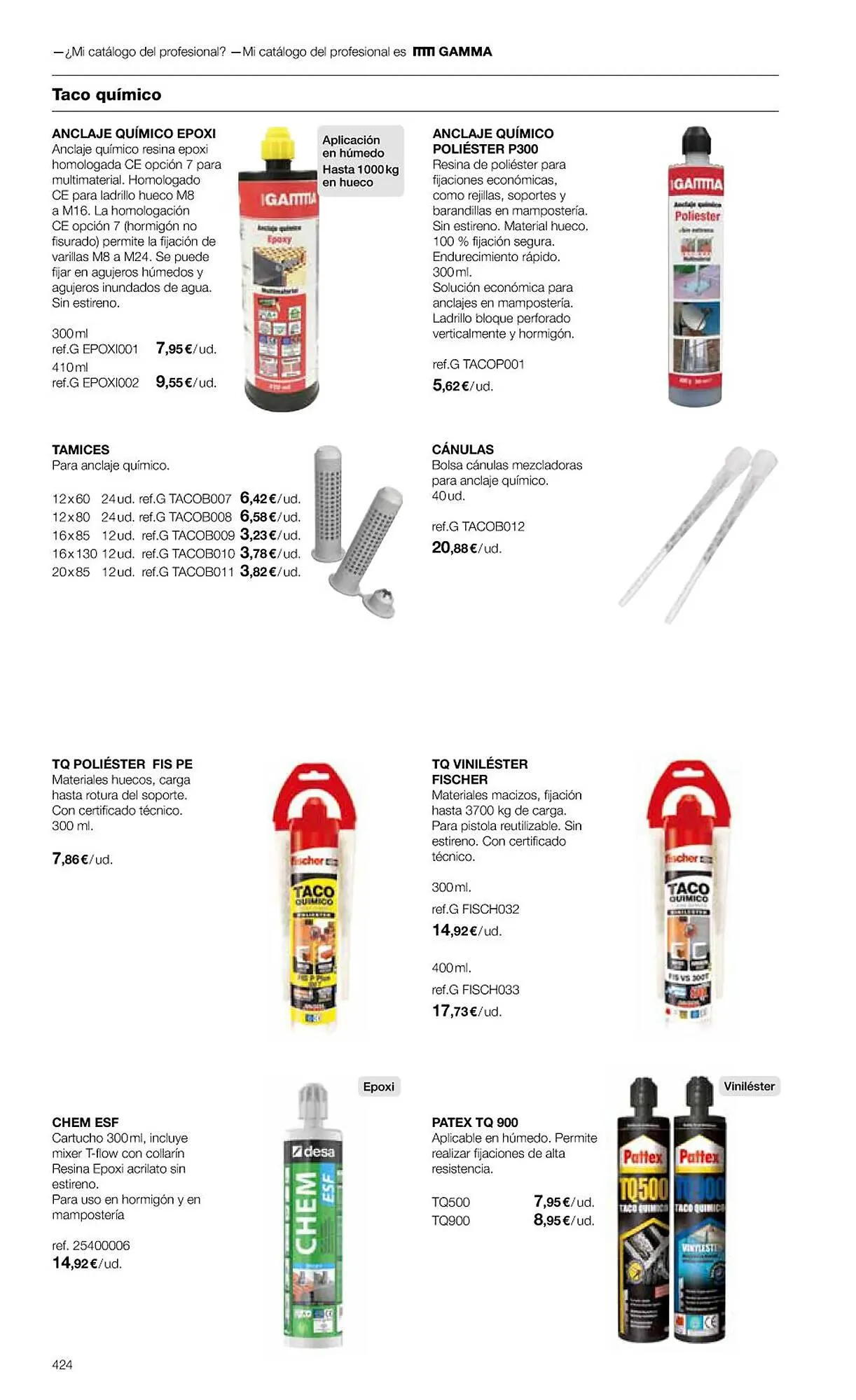 Catálogo de Folleto Grup Gamma 1 de febrero al 31 de diciembre 2023 - Página 426