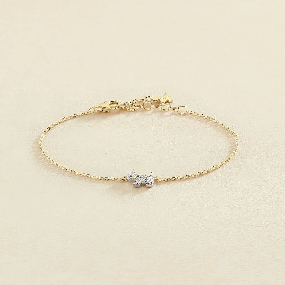 Pulsera de cadena MASCOTTE - Plata / Oro