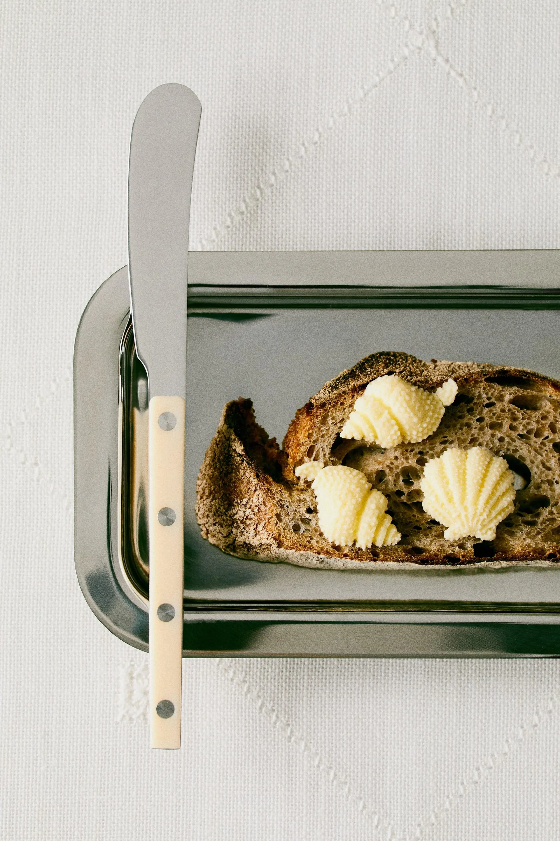 Pack de 2 cuchillos para untar en acero inoxidable