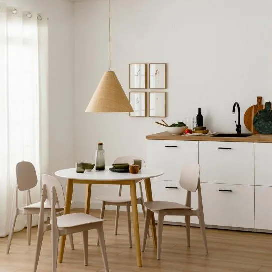 Silla polipropileno beige