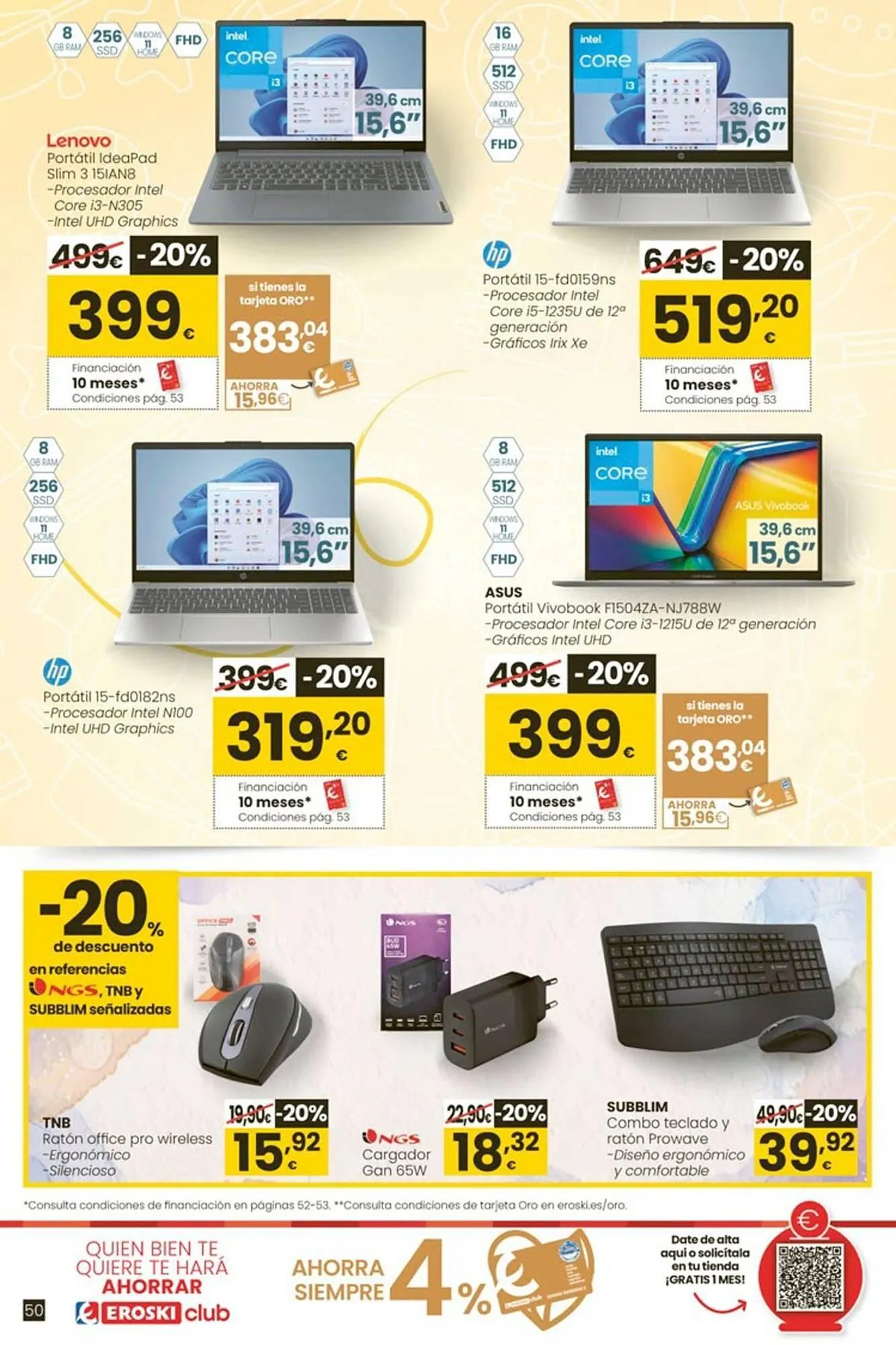 Catálogo de Folleto Eroski 21 de agosto al 17 de septiembre 2025 - Página 50