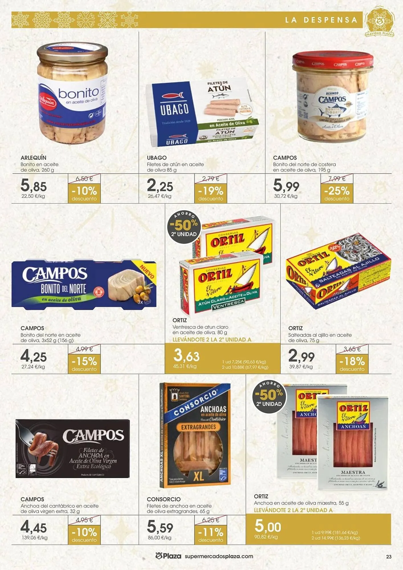 Catálogo de Folleto Supermercados Plaza 18 de diciembre al 7 de enero 2026 - Página 23