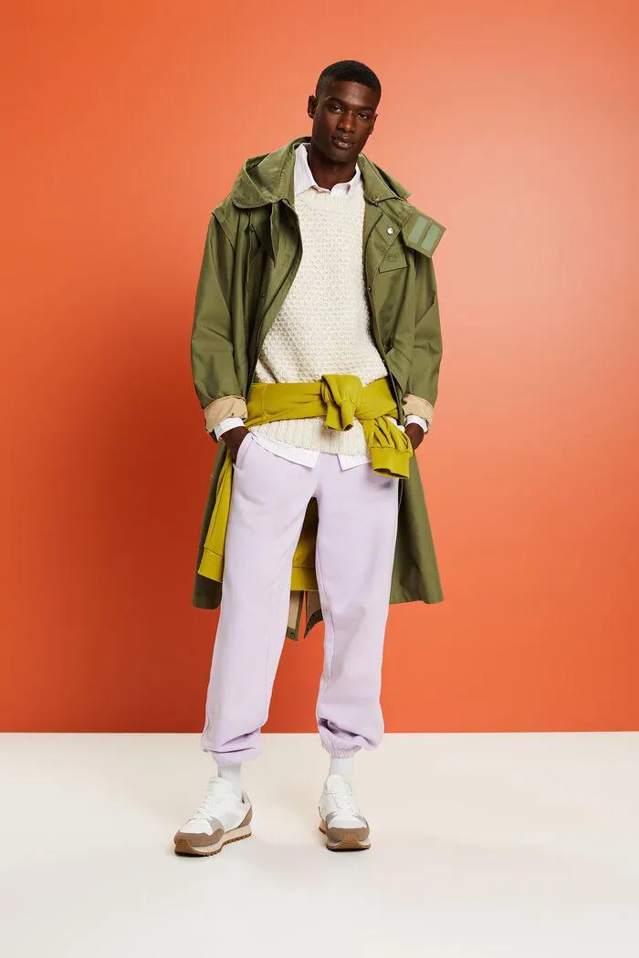 Jersey de punto grueso con cuello redondo