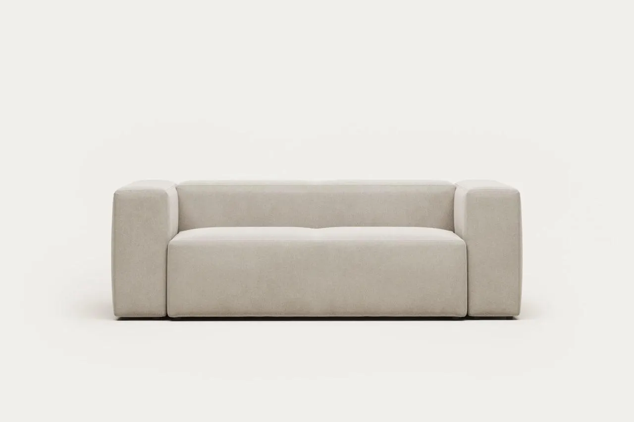 Sofá Blok 3 plazas beige 240 cm