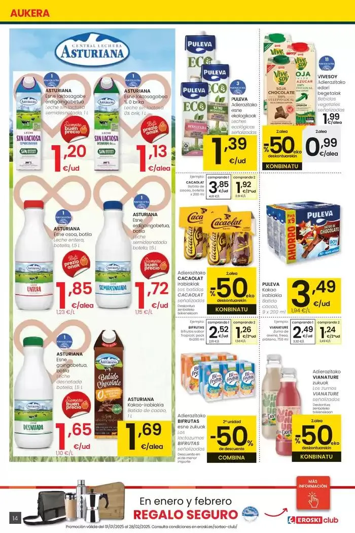 Catálogo de 2000 produktu baino gehiago, BETI PREZIO ONEAN HIPERMERKATUAK EROSKI 13 de febrero al 25 de febrero 2025 - Página 14