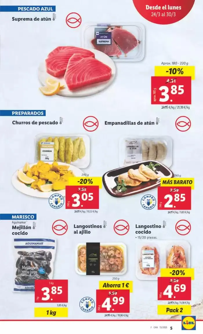 Catálogo de № 1 PRECIO - Ofertas válidas del 24/03 al 30/03 24 de marzo al 30 de marzo 2025 - Página 5