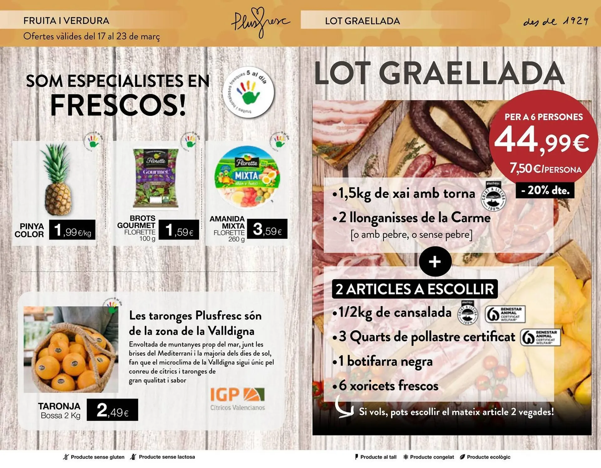 Catálogo de Folleto Plusfresc 17 de marzo al 7 de abril 2026 - Página 15