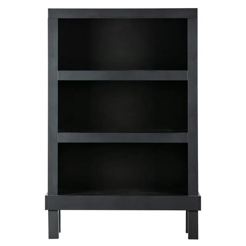 Bonk pine open shelf, black