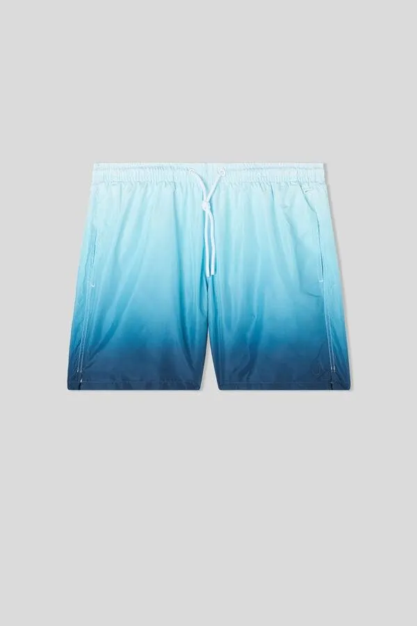 Faded Blue Swim Trunks