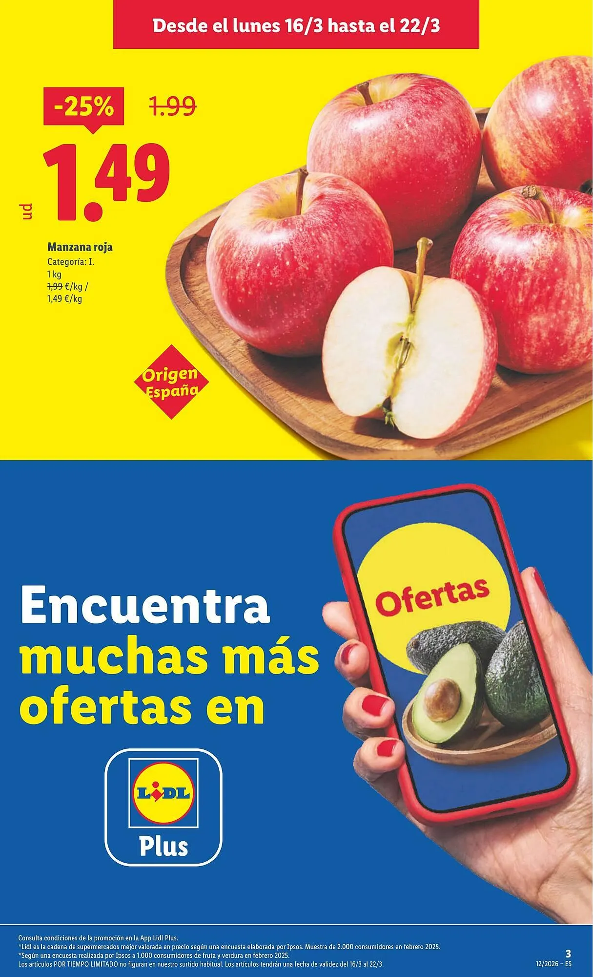 Catálogo de Catálogo Lidl 16 de marzo al 22 de marzo 2026 - Página 3