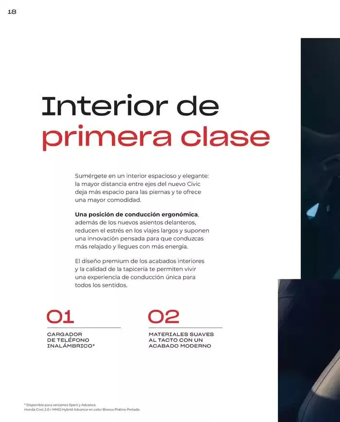 Catálogo de Honda Civic-Hybrid 30 de agosto al 30 de junio 2025 - Página 18