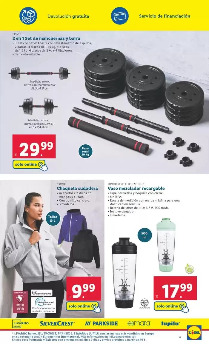 Catálogo de BAZAR versions: ¡Bazar Lidl! - Ofertas válidas del 03/02 al 09/02 3 de febrero al 9 de febrero 2025 - Página 21