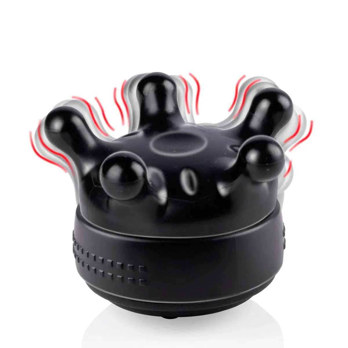 Masajeador mini Alpina 3 en 1 negro Ø8 cm