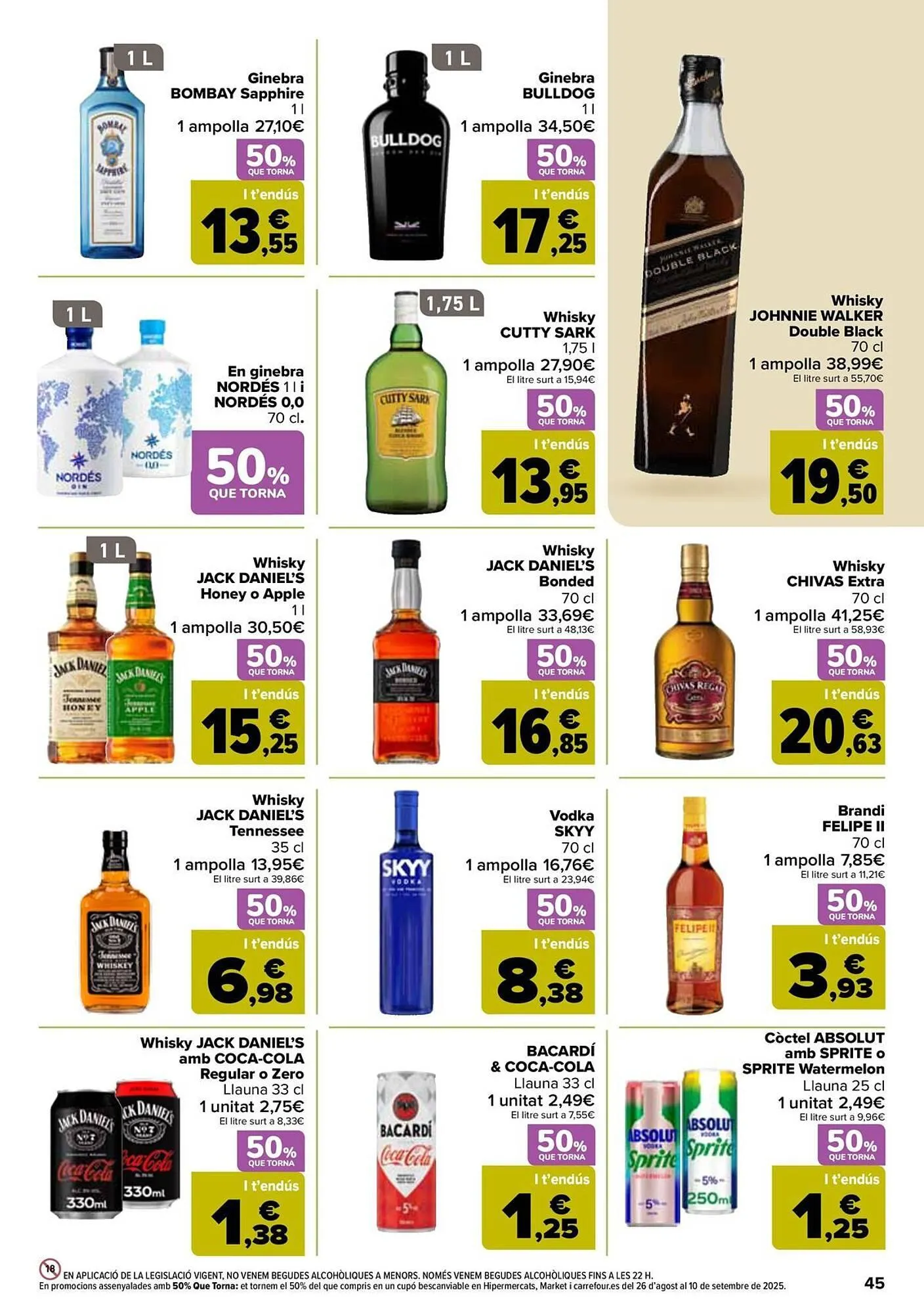 Catálogo de Folleto Carrefour 8 de agosto al 25 de agosto 2025 - Página 45