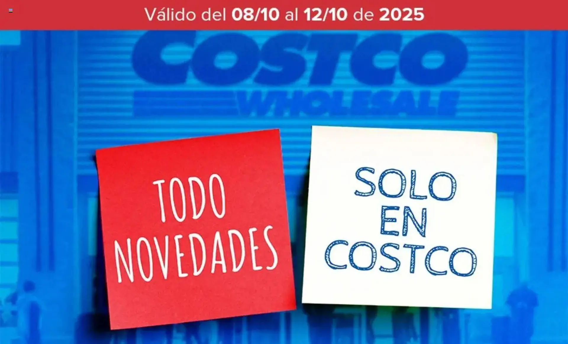 Catálogo de Catálogo Costco 8 de octubre al 12 de octubre 2025 - Página 1