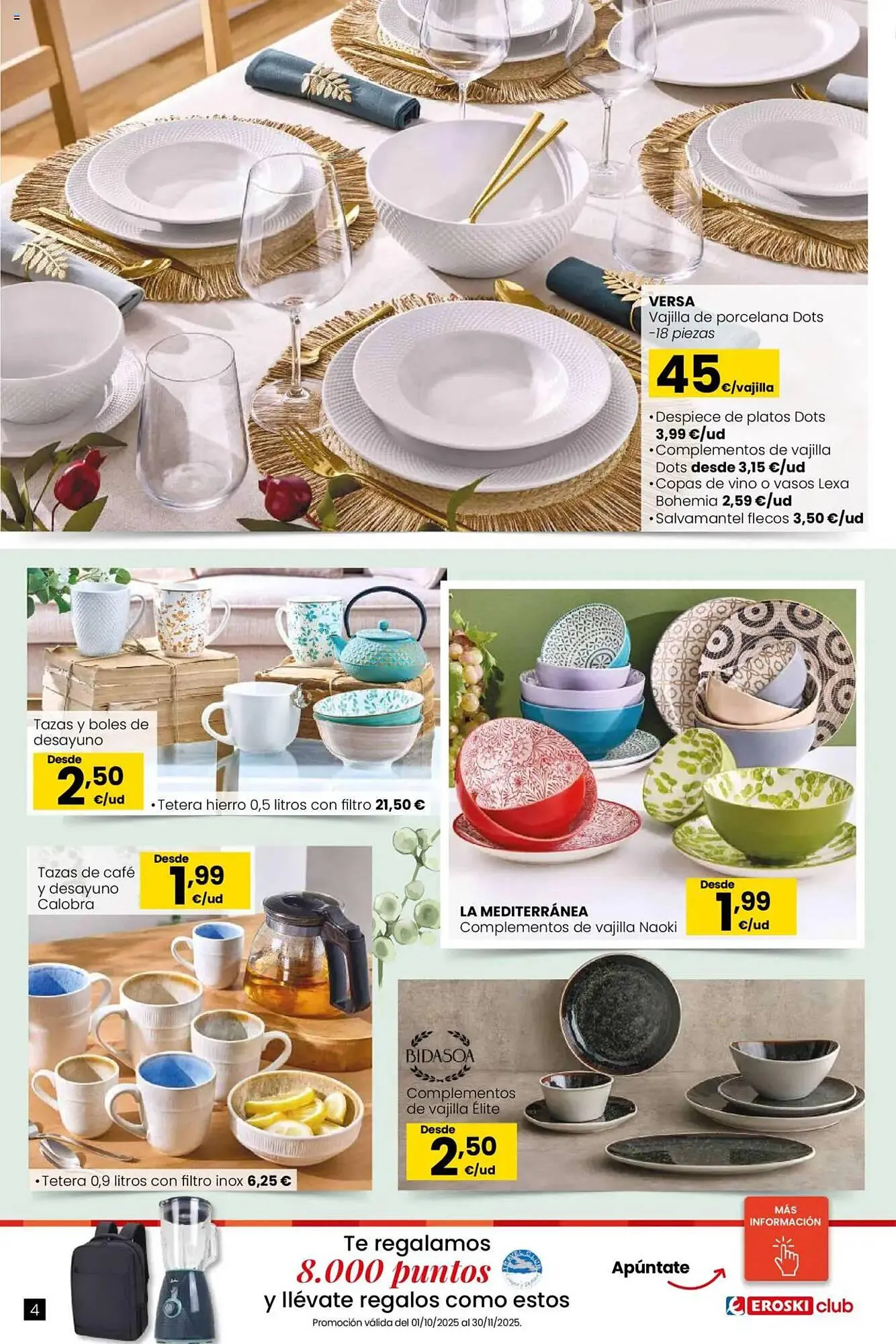 Catálogo de Folleto Eroski 9 de octubre al 29 de octubre 2025 - Página 4