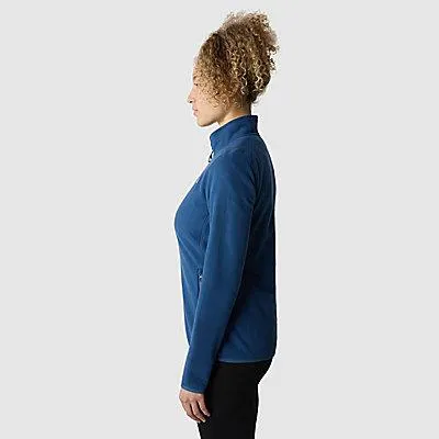 Forro polar con cremallera integral 100 Glacier para mujer