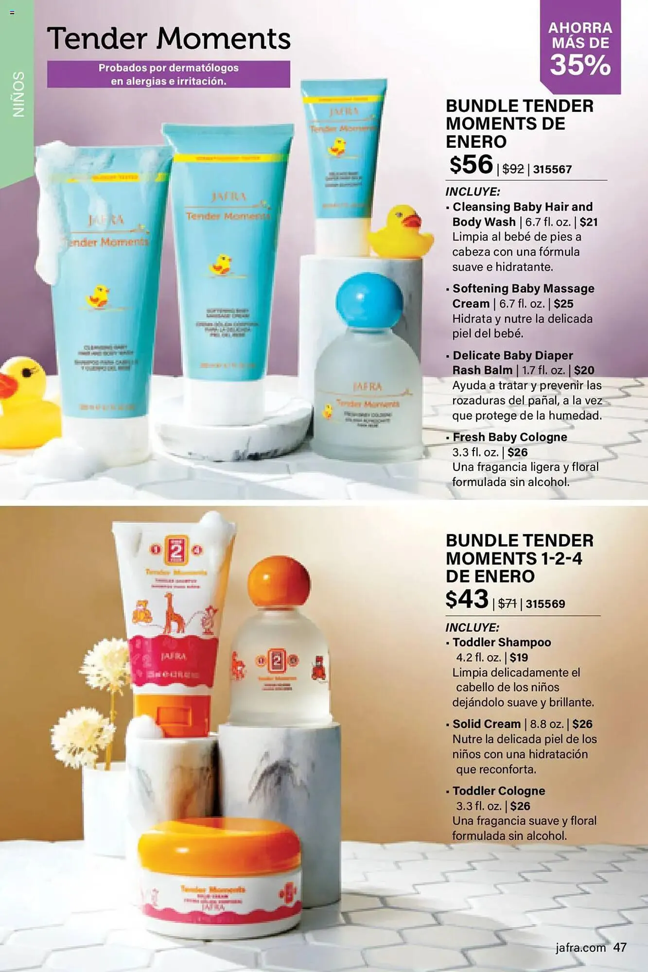 Catálogo de Folleto JAFRA 1 de enero al 31 de enero 2025 - Página 47