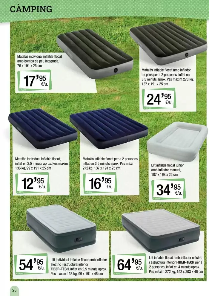 Catálogo de Catàleg vàlid del 18 de març al 25 d’agost 18 de marzo al 25 de agosto 2025 - Página 28