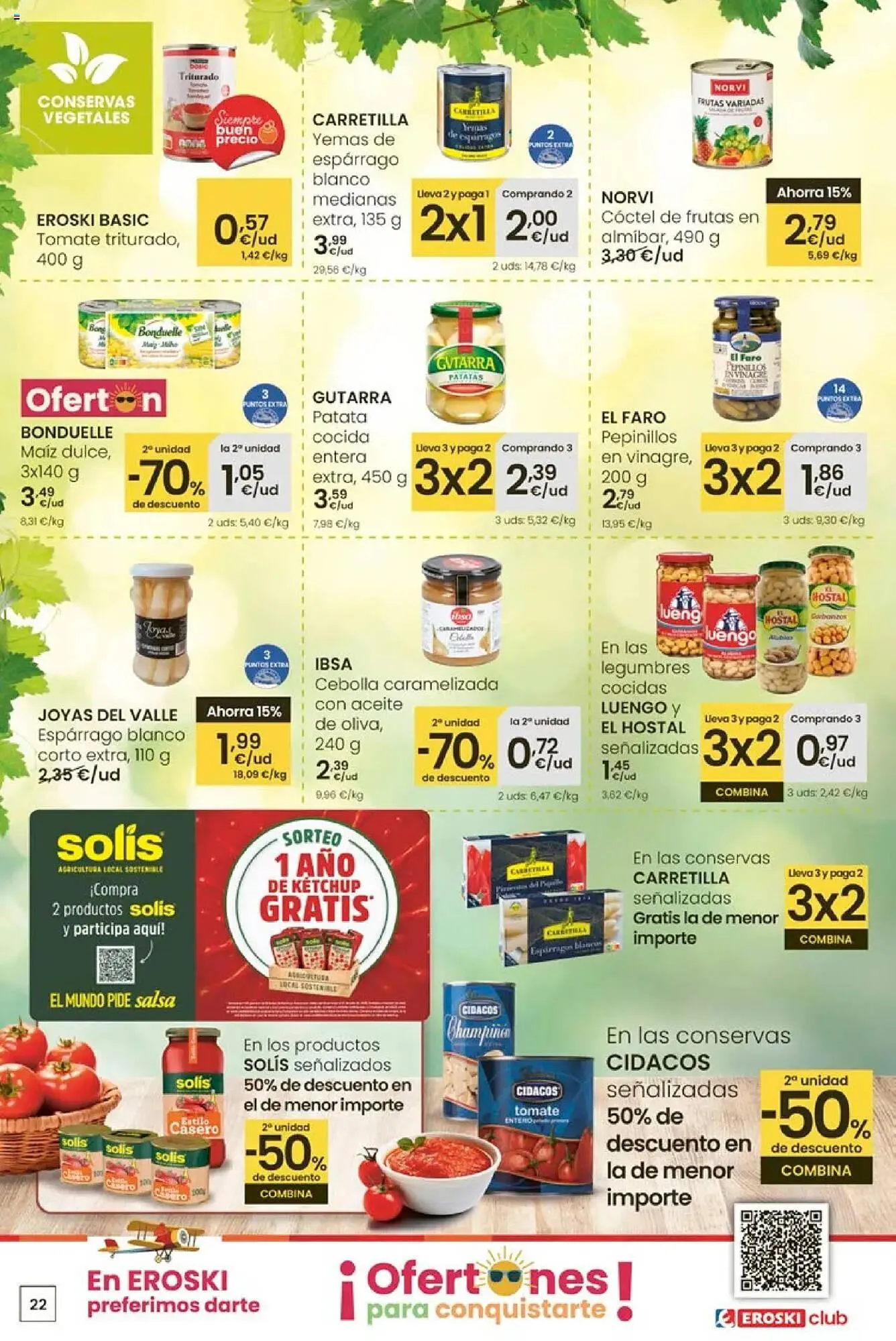 Catálogo de Folleto Eroski 12 de junio al 1 de julio 2025 - Página 22