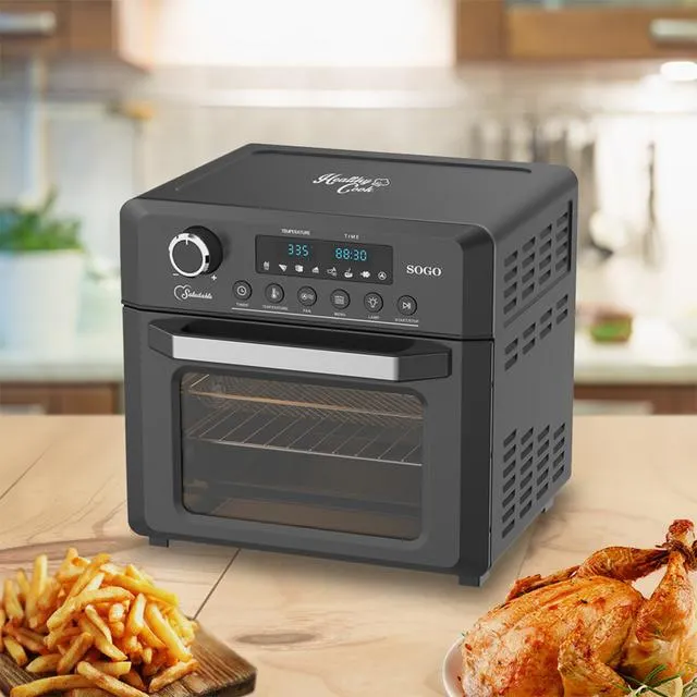 Freidora + Horno + Deshidratador + Asador Sogo FRE-SS-10490