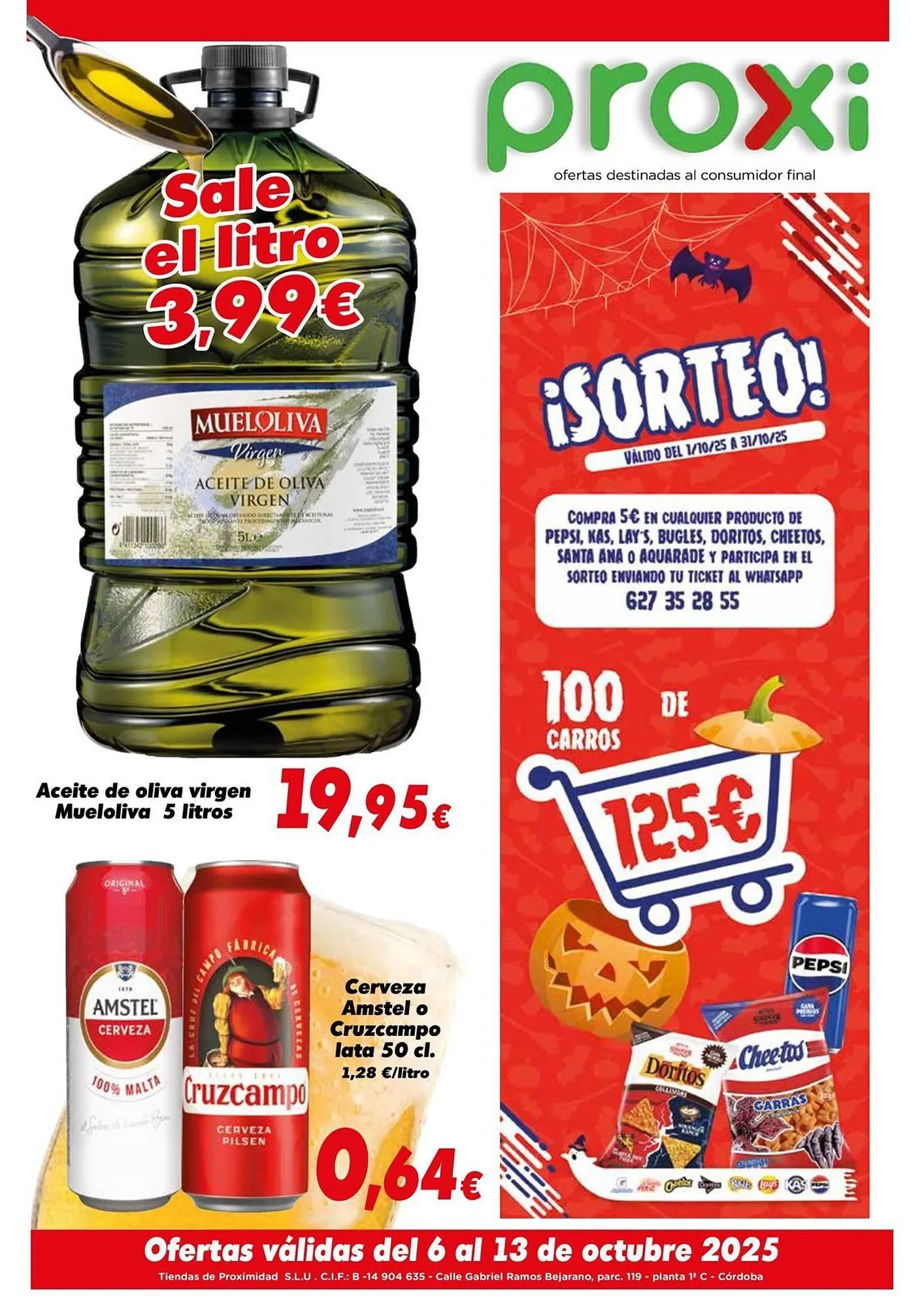 Catálogo de Folleto Proxi 6 de octubre al 13 de octubre 2025 - Página 1